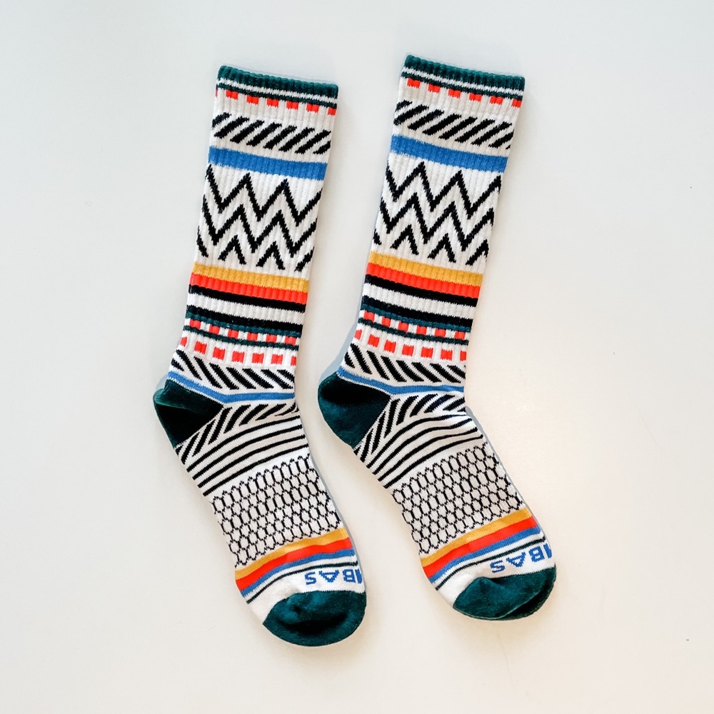 Bombas Fair Isle Calf Socks